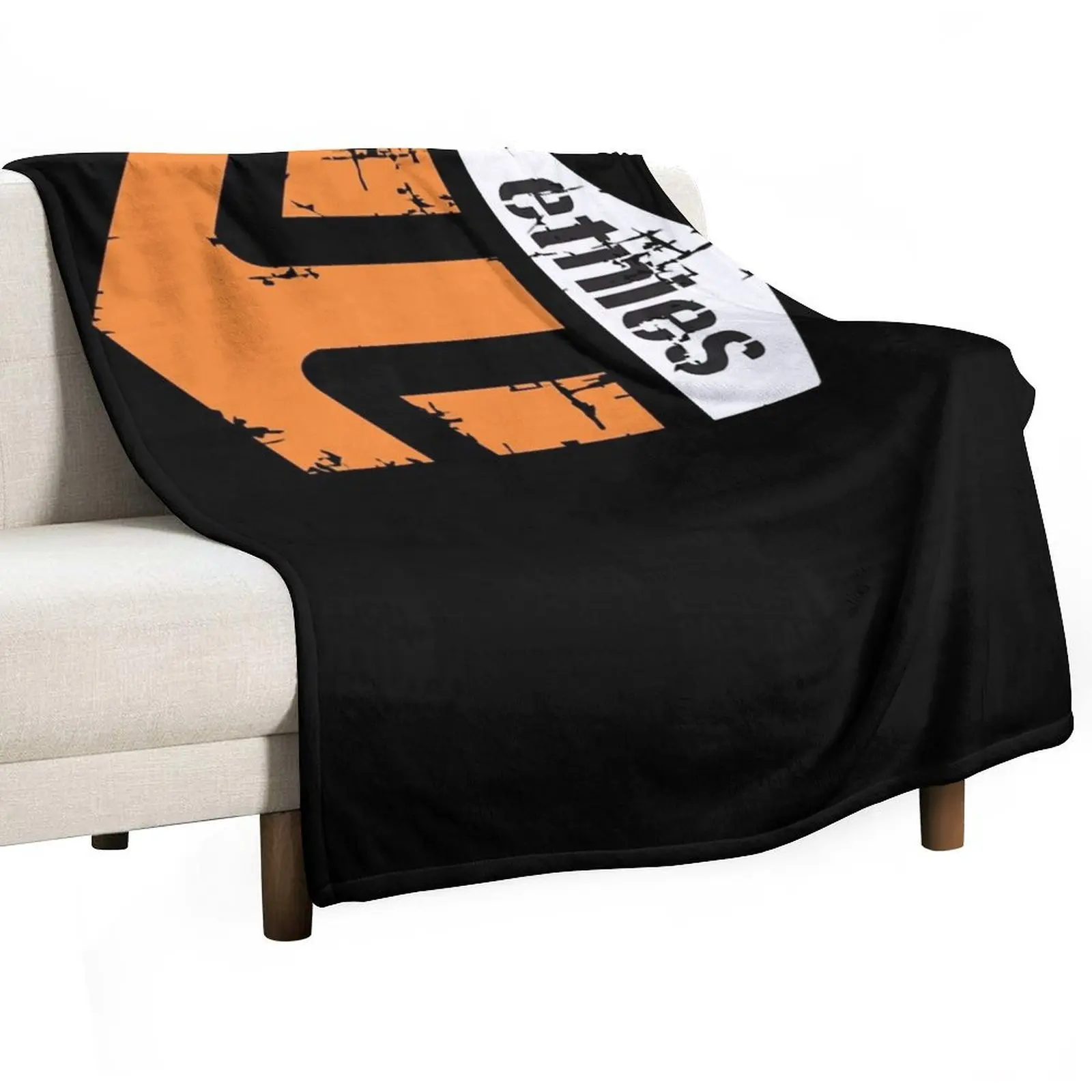 

BEST SELLING - Etnies Orange Retro Essential Throw Blanket Retros for winter Weighted Sofa Blankets