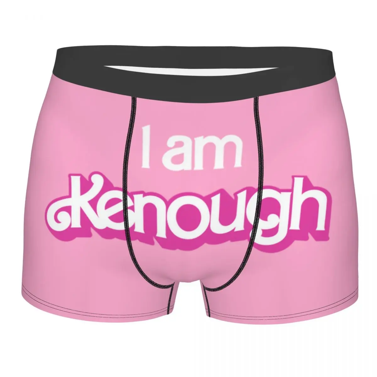 Custom I Am Kenough Boxer Shorts For Homme 3D Print Barbie Underwear Panties Briefs Soft Underpants