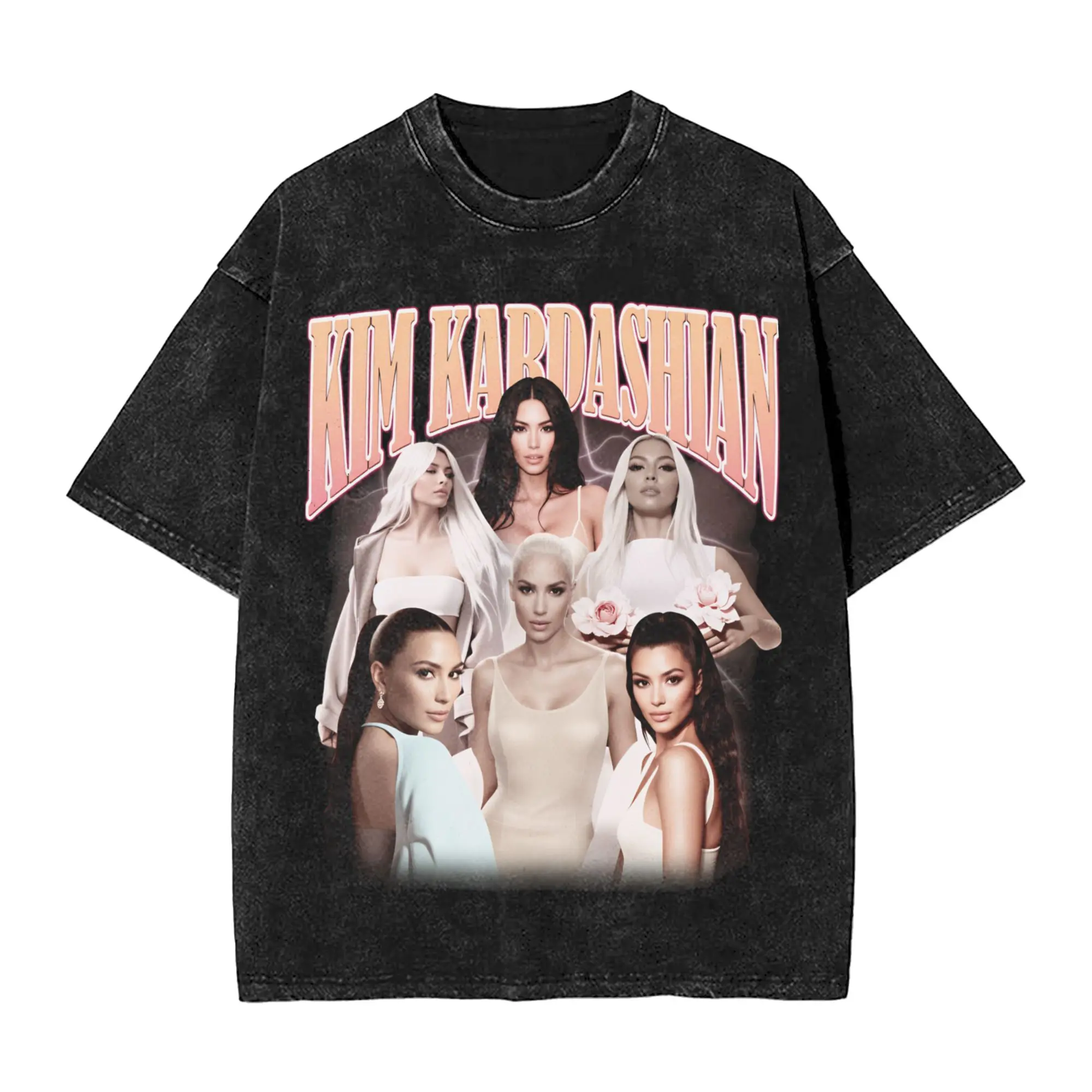 Kim Kardashian T-Shirt Men  Leisure Pure Cotton Tee Shirt Crewneck Short Sleeve T Shirts New Arrival Clothing