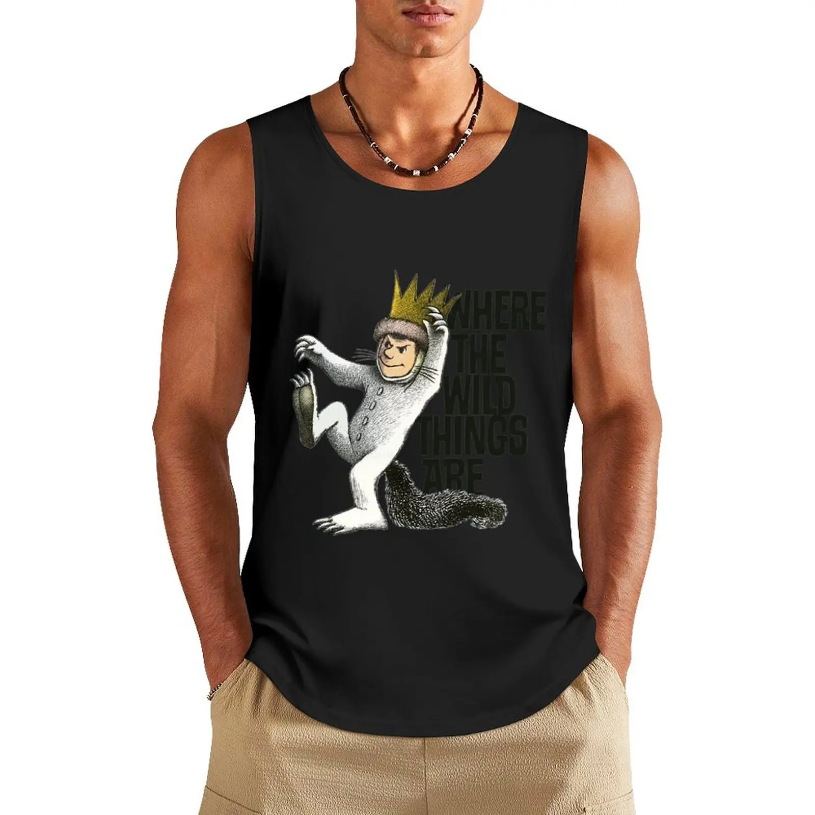 

Where The Wild Things Are Tank Top Man gym clothes gym top