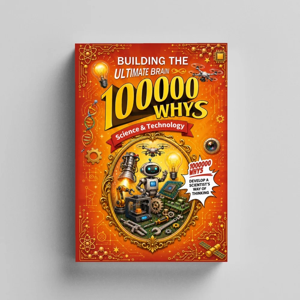 100,000 Whys Technology & Inventions, Fun & Happy Science Kids Encyclopedia Tech Q&A Early Educational Book