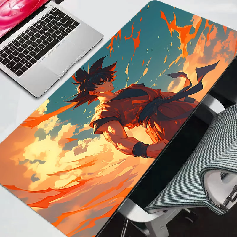 

Коврик для мыши Dragon Ball DBZ, большой игровой коврик для мыши, большой коврик для клавиатуры, новый игровой коврик для стола, аниме-дизайн