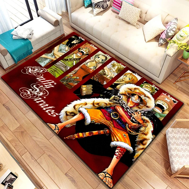 Anime and manga characters carpets, living room and bedroom floor mats, birthday gift yoga mats, pink room decorations  area rug