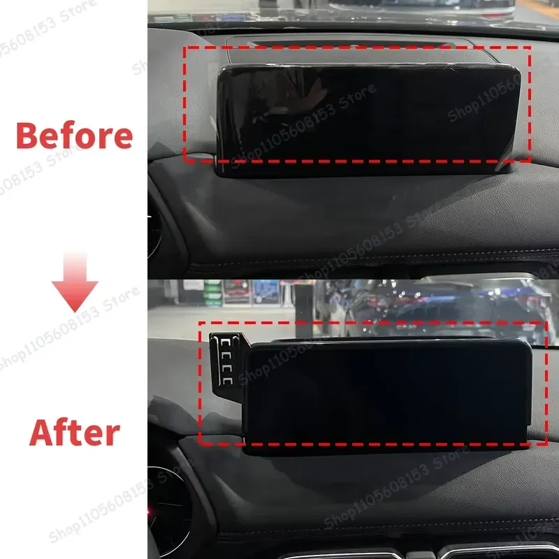 For Mazda CX-5 2021 2022 2023 2024 2025 KF For iPhone Android Car Phone Mount Clip On Dashboard Air Vent Stable No Shake
