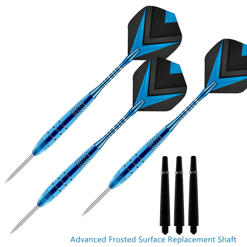 3 Pcs/Sets of Darts Professional 24g Steel Tip Dart with Aluminium Shafts Nice Dart Flights High Quality for Dartboard Game