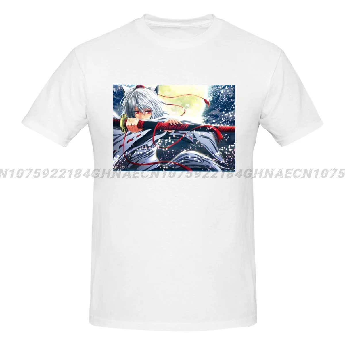 

Touhou 2024 Summer New Men's T-shirt Print Short Sleeve Loose Popular Fashion Brand Couple High Street Top