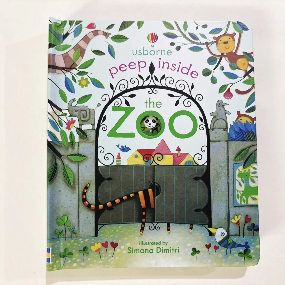 

Peep Inside The Zoo Детская доска для раннего образования, популяризация науки, раскладная книга