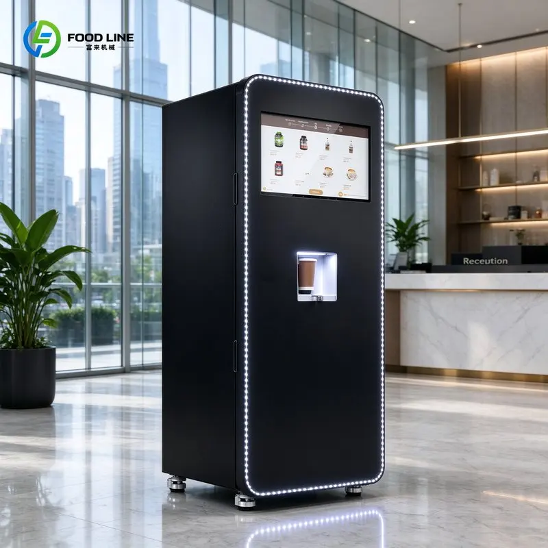 Protein Shake Vending Machines Support Multiple Payment Methods Automatic Compatible Gyms Domestically FL Customized