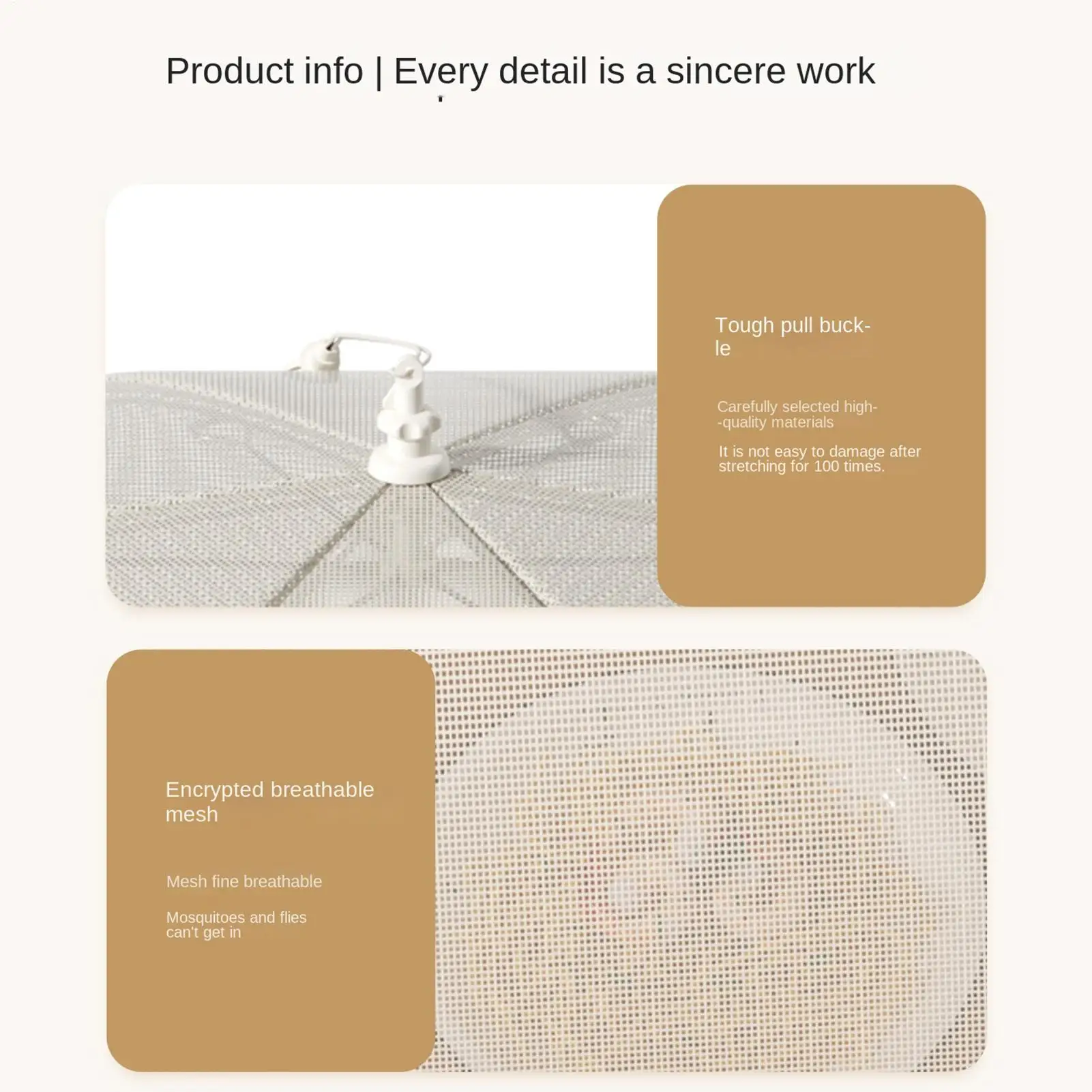 Food Tent 70cm Foldable Washable High Density Fly Proof Food Cover Net Plate Bowl Tent for Summer Picnic Camping Backyard Patio