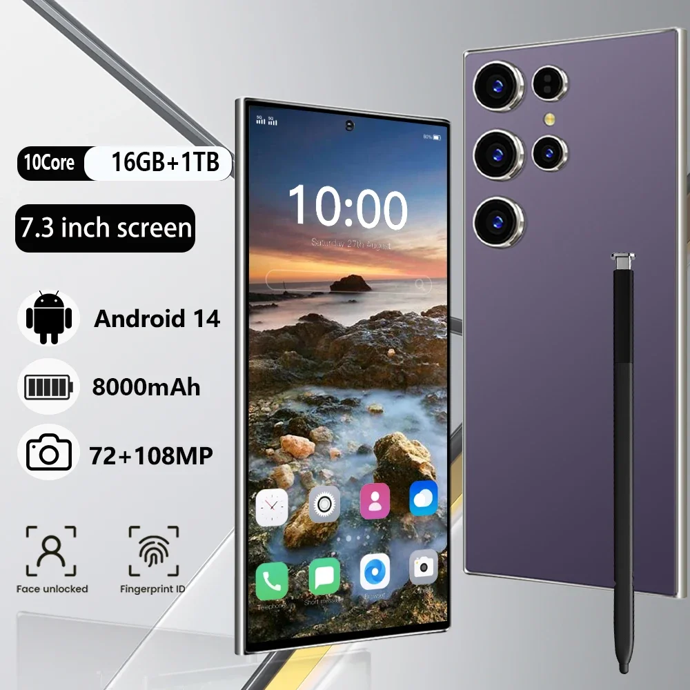 2026 New S26 Ultra Ultra Global Version Original Intelligent 5G Dual Card Dual Standby System 7.3-Inch 8000mAh Battery Arrival