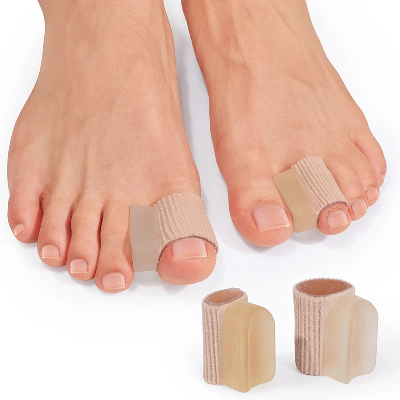 4pcs=2Pair Toe Silicone Bunion Guard Foot Care Orthopedic Toe Separators Finger Toe Separator Correction Pad Foot Care Tool