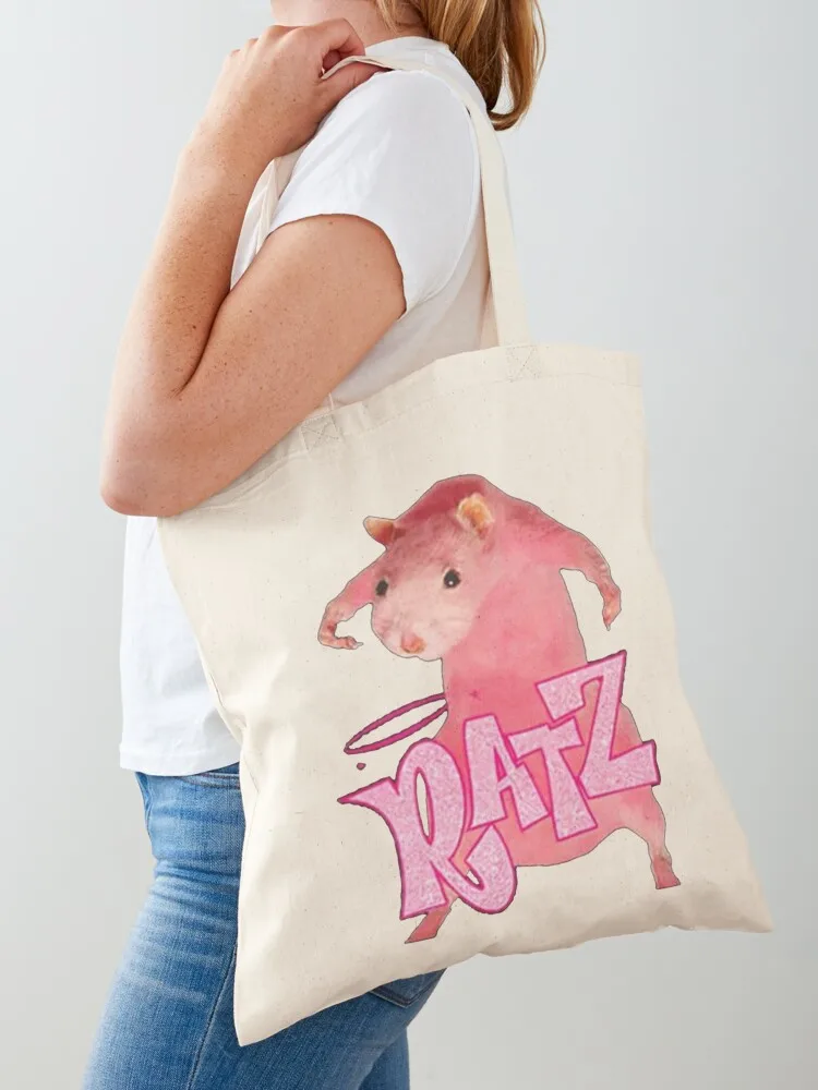 

ratz - Ratz Pink Meme Tote Gift Eco Woman shopper Canvas Canvas Tote Large bags for women ecological bags Tote Bag