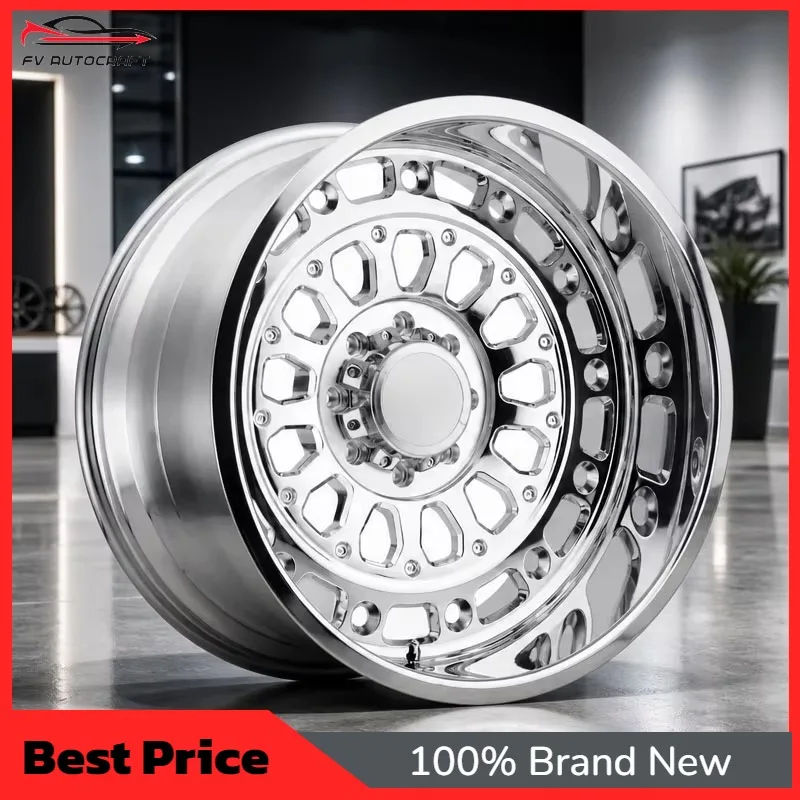 【2026】Forged Truck Wheels 22x12 24x12 24x14 26x14 28x16 Truck Wheels Forged 8 Lug Forged Simulated Beadlocks Forged Truck Wheels