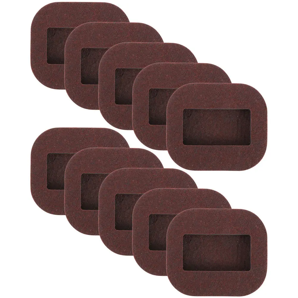 10Pcs Premium Felt Caster Cups Furniture Coasters Chair Stoppers Anti-Scratch Floor Protectors for Tables Chairs Beds