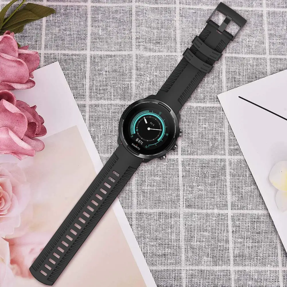 YAYUU cinturino in Silicone per cinturino Suunto 9 Spartan Sport da polso HR Baro Smart cinturino da polso di ricambio