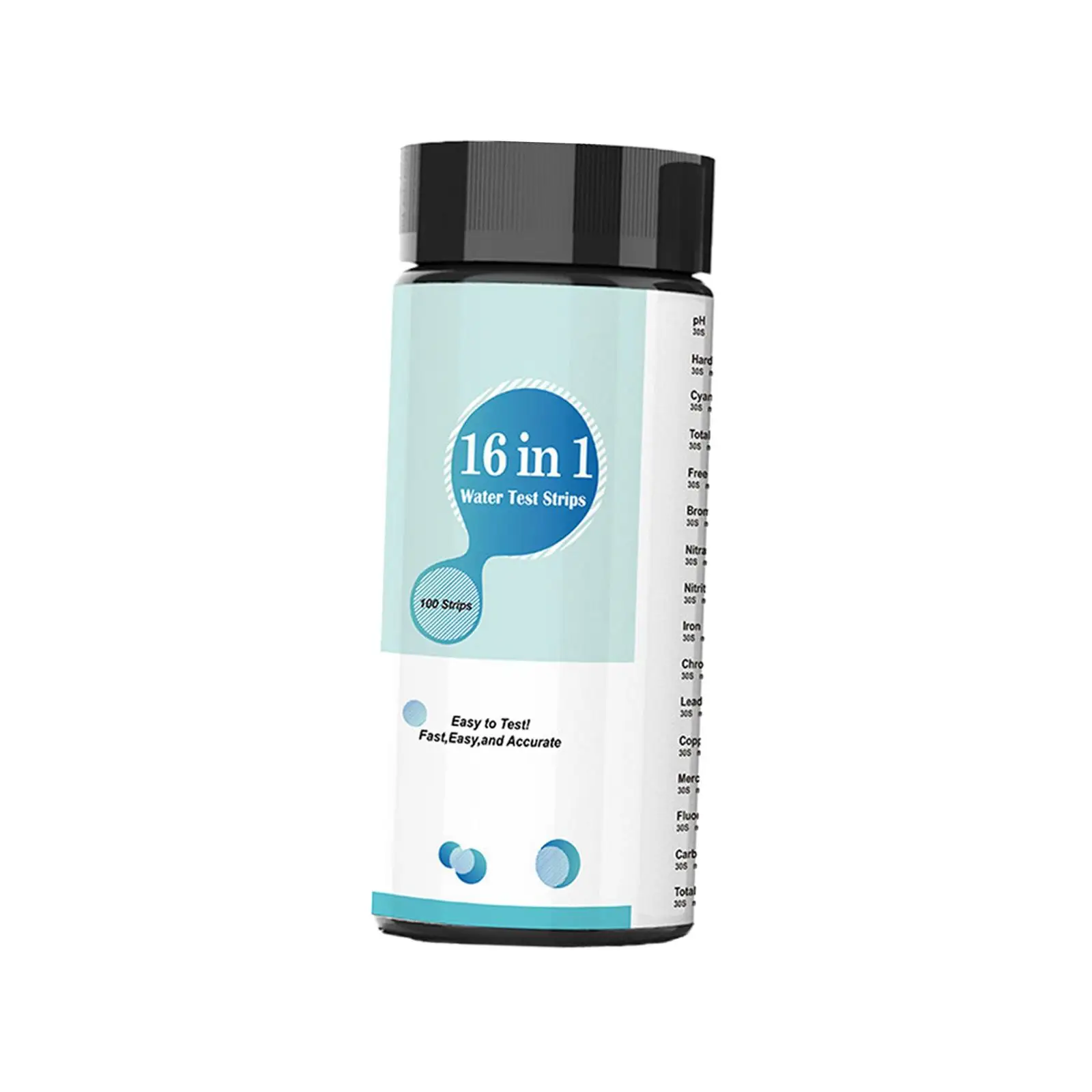 Accurate Water Testing Kits Multipurpose 16 in 1 Water Test Strips for Industrial Waste Water Science Experiments Spring Water