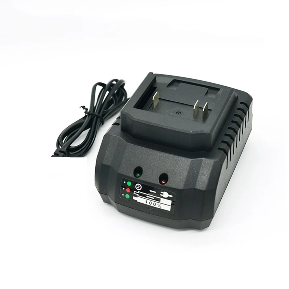 Lithium Battery Charger for 18V 21V Battery for Cordless Drill Angle Grinder Electric Blower Power Tools US Plug