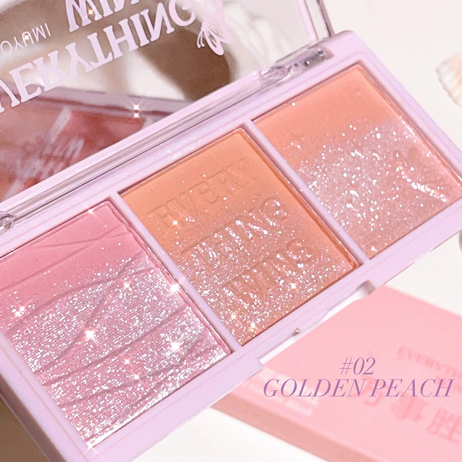 3색 블러쉬 팔레트 누드 메이크업 내추럴 매트 밀크티 오렌지톤 롱래스팅 블러쉬 파우더 크림 팔레트 로즈 펄 매트