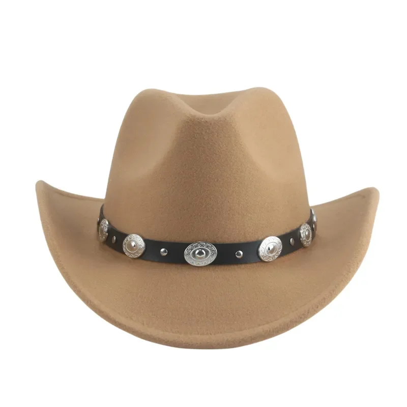 Hats for Women Fedoras Cowboy Hat Western Cowboy Cowgirl Casual Belt Band Man Hat Male Women Fedora Hat Sombrero Vaquero Hombre