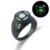 New Fashion Movie ring Luminous Ring For Women Men Glow In Dark Player 1/2 Gaming Ring Adjustable Finger Rings Jewelry Gift