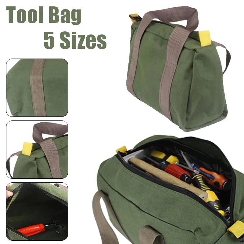 ​Large Capacity Storage Tool Bag Oxford Cloth Electrician Handbag Multi-function Hardware Tool Tote Bag For Car Repair/Carpenter