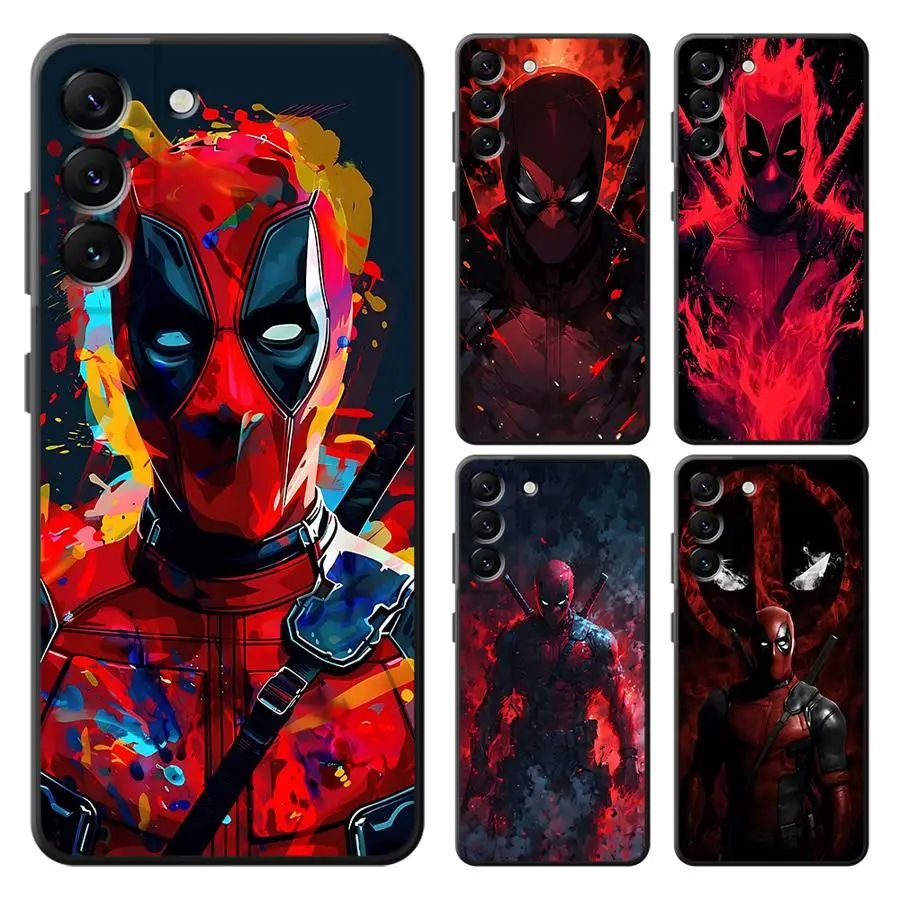 Чехол для Samsung Galaxy A57 A52 A36 A23 A25 A73 A51 A53 A35 A32 A37 A22 A55 A24 A26 A71 A72 Marvel Deadpool