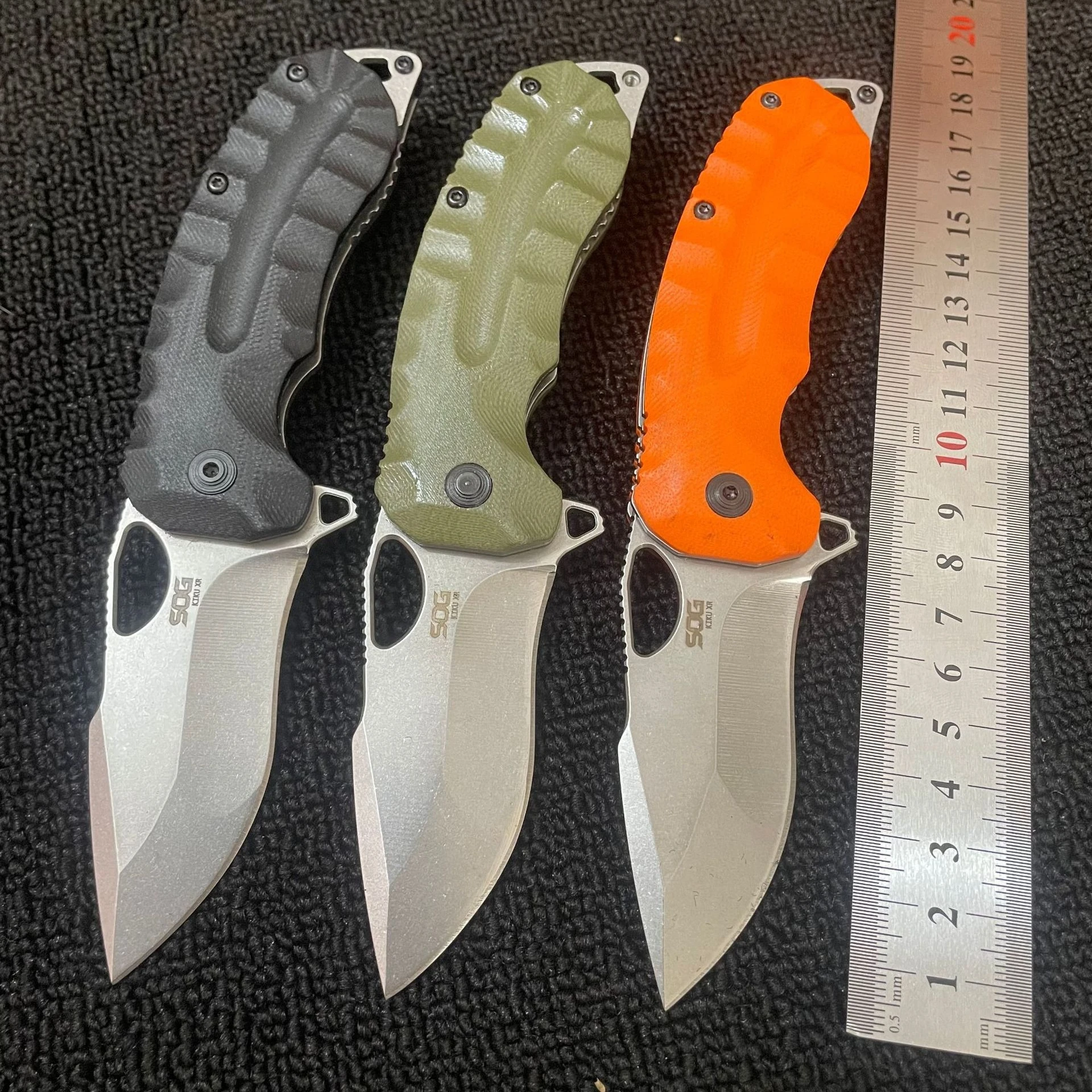 SOG CTS XHP Steel Folding Knife G10 Handle Outdoor Portable Folding Knife