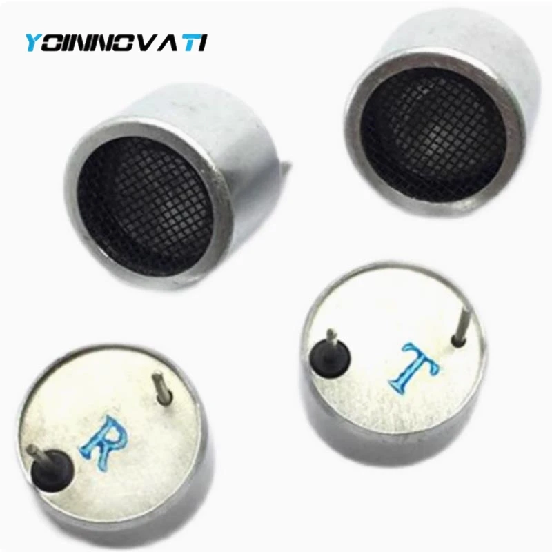 100pcs 16mm 40K ultrasonic transmitter ultrasonic sensor Ultrasonic emitter TCT40-16T 40KHz Transmit+receive aluminum sensor