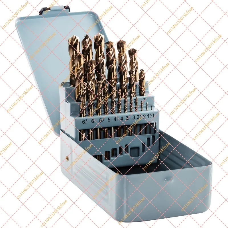 For Metal Drilling M35 Cobalt Drill Bit Set - 51/41PCS HSS-Co Twist Drill Bits withCase for DIY Home Workshop and Industrial Use