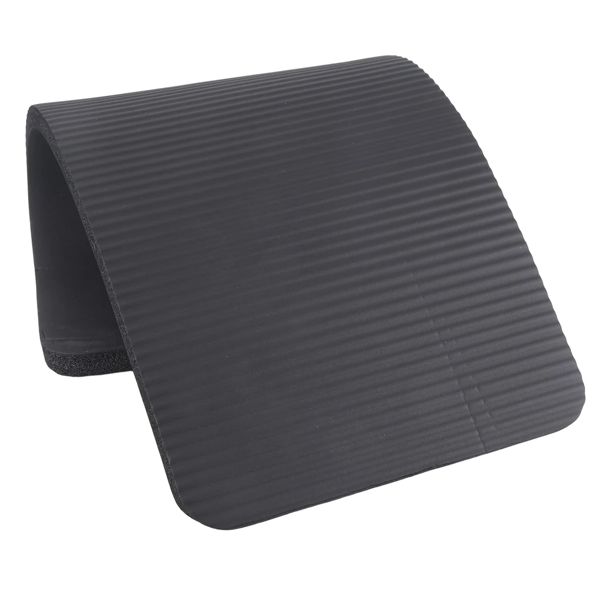 

ABAZJ 15MM Thick Yoga Mat Comfort Foam Knee Elbow Pad Mats for Exercise Yoga Pilates Indoor Pads Fitness Training,Black