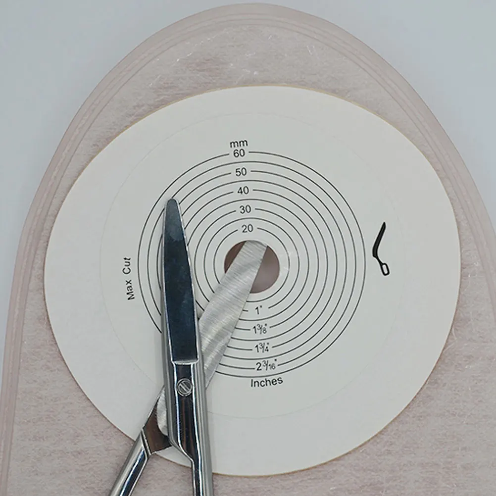 

2 Pcs Round Stoma Scissors Cutting Bag Blunt Tip Ostomy Metal Colostomy Supplies Stainless Steel Teaching Tools
