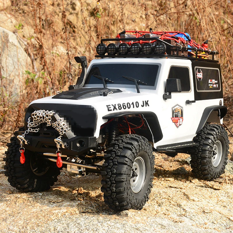 Rgt Cross-border 1/10 Ex86010 Jk Version Off-road Climbing Car Four-wheel Drive Electric Remote Control Simulation Model Car.