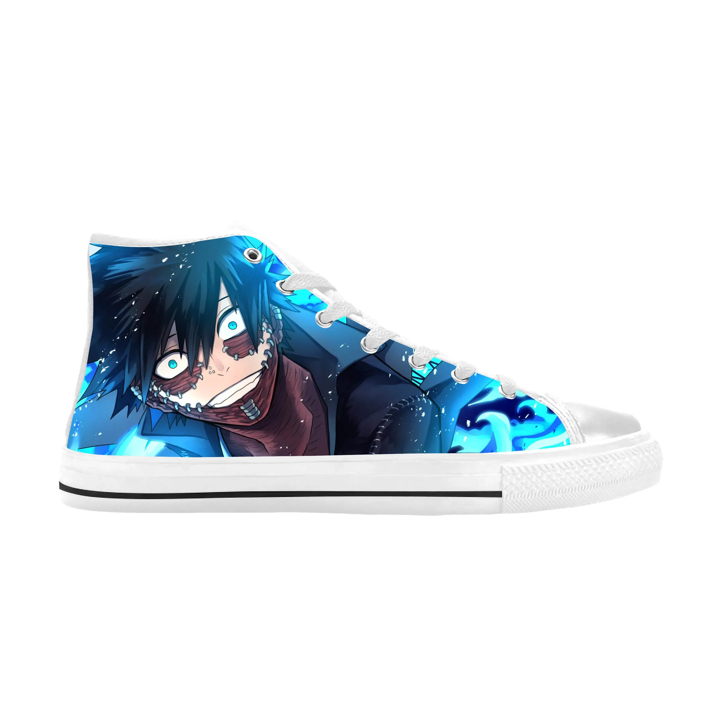 

Anime Cartoon Manga Comic My Hero Academia Dabi Casual Cloth Shoes High Top Comfortable Breathable 3D Print Men Women Sneakers