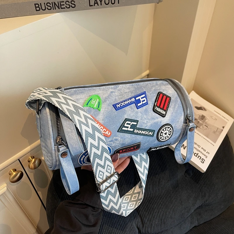 

Маленькие сумки из искусственной кожи в форме бочонка для женщин, модные повседневные сумки 2025, новые женские роскошные дизайнерские сумки на плечо, сумки через плечо