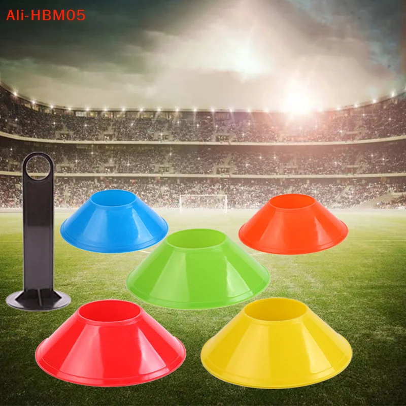 (HB05)10pc Set Kerucut Peralat - Football Training Cone ulasan dan harga