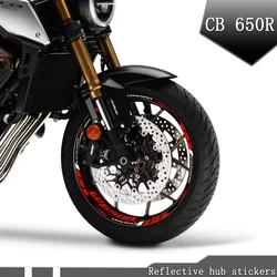 Para cb650r cb650 r cb 650r cb650r motocicleta aro da roda adesivo listra decalques fita acessórios à prova dwaterproof água