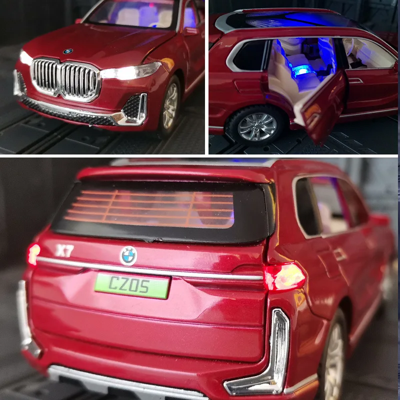 1:32 BMW X7 Car Model Alloy Car Die Cast Toy Car Model Pull Back Children\'s Toy Collectibles Free Shipping