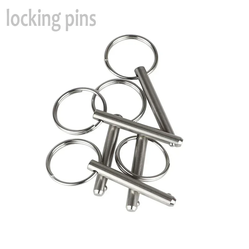 모터홈 비미니용 퀵릴리즈 볼 잠금 핀, 316 스테인리스 스틸, 마린 그레이드, 탑 데크 힌지 하드웨어, 해상 비미니용, 2 개