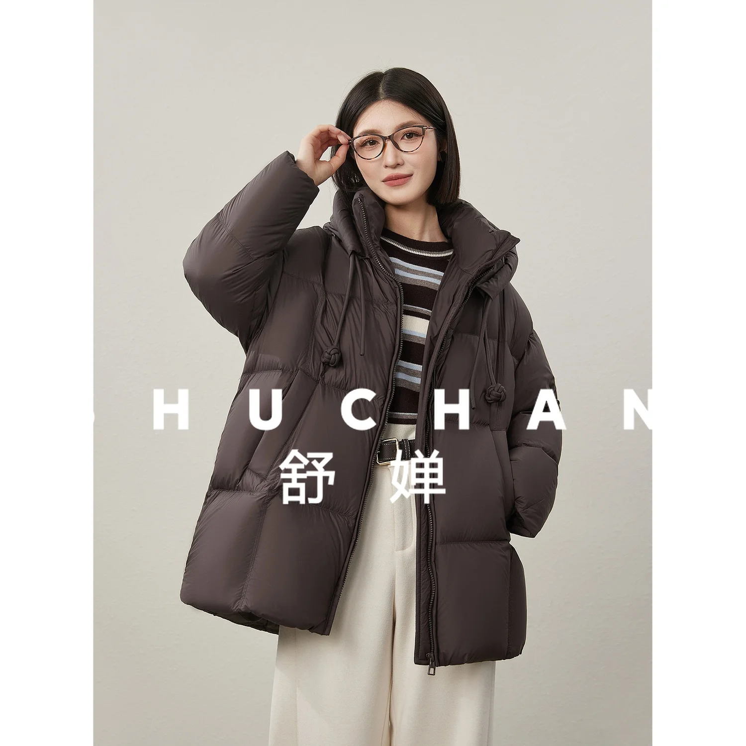 نوعية جيدة أسفل نفث دافئ 90 بطة بيضاء أسفل تصميم تحسس الوحدة الرباط أسفل سترة المرأة