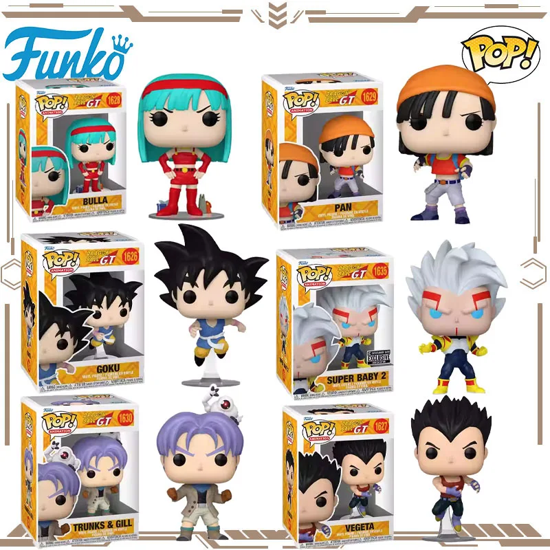 

Funko POP Original Dragon Ball GT Baby 2 Goku Vegeta Pan Trunks Gill Action Figure Toys for Boys Girls Gift Collectible Model