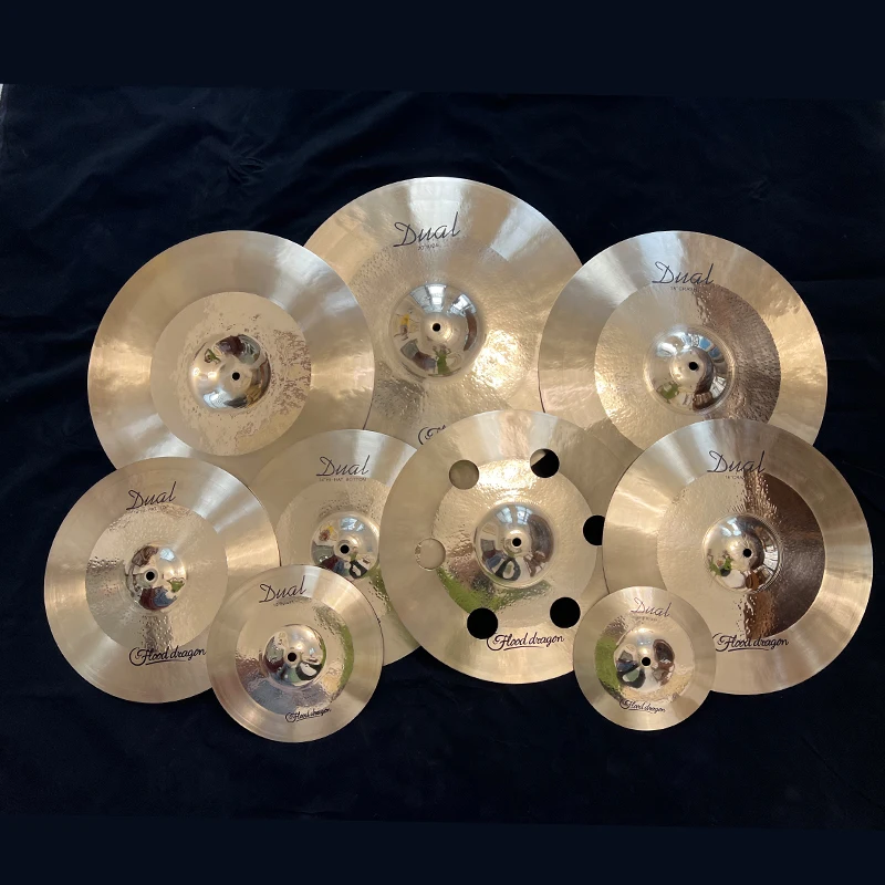 

Высокое качество тарелки ручной работы B20, набор из 5 предметов, профессиональная серия барабанных тарелок, музыкальный инструмент для барабанщика