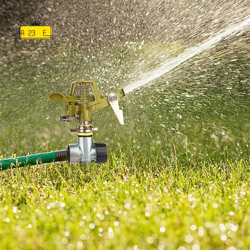 

A23E-4Pcs Pulsating Sprinklers With Brass Nozzle Garden Sprinklers Forarea Lawn Patio Garden