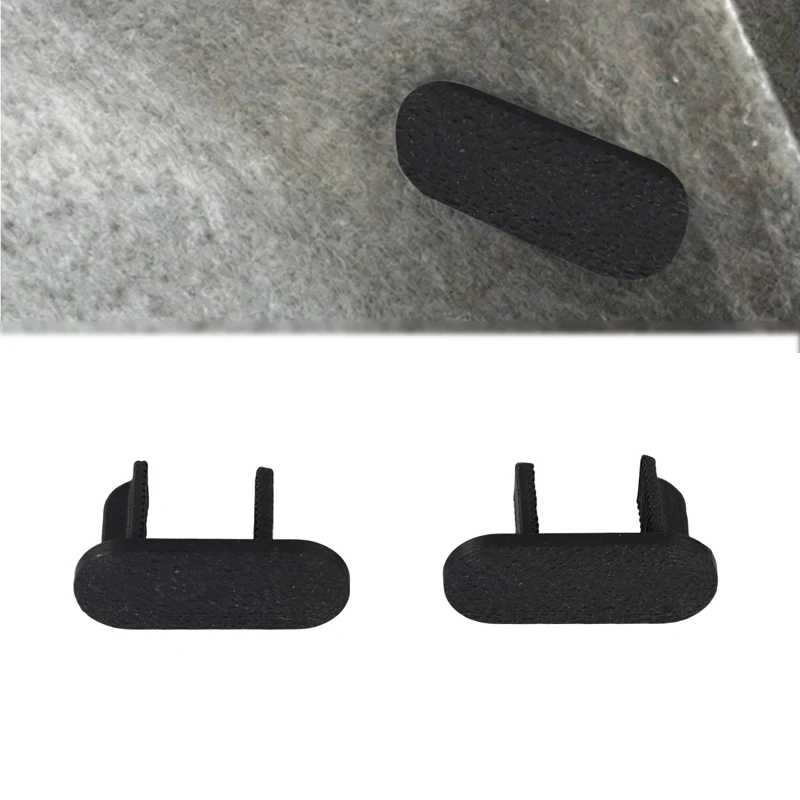 2pcs Car Parcel Shelf Clip Black Durable Plastic Trunk Partition Clamp For Ford Fiesta Mk8 2017-Onwards Car Parcel Accessories