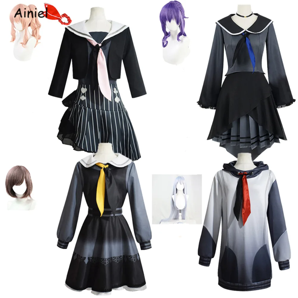 Progetto di giochi Sekai Colorful Stage Cosplay Akiyama Mizuki Yoisaki Kanade Shinonome Ena Asahina Mafuyu Costume Outfit Halloween