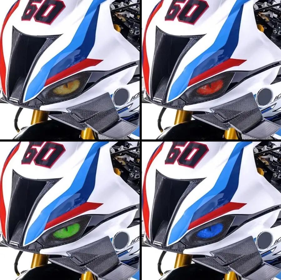 Motocykl 3D przednia owiewka osłona reflektora naklejka naklejka ochronna na reflektor dla S1000RR S1000 RR S 1000 RR 2019-2023