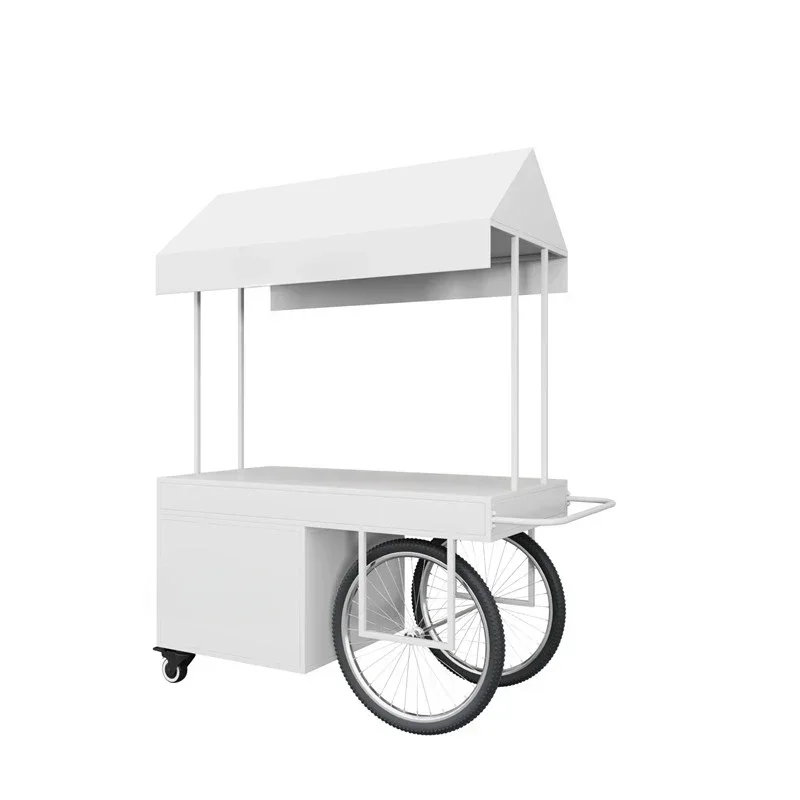 iron float, shopping mall promotion vehicle, mobile stall cart with chest of drawers, outdoor commercial sales stall cart