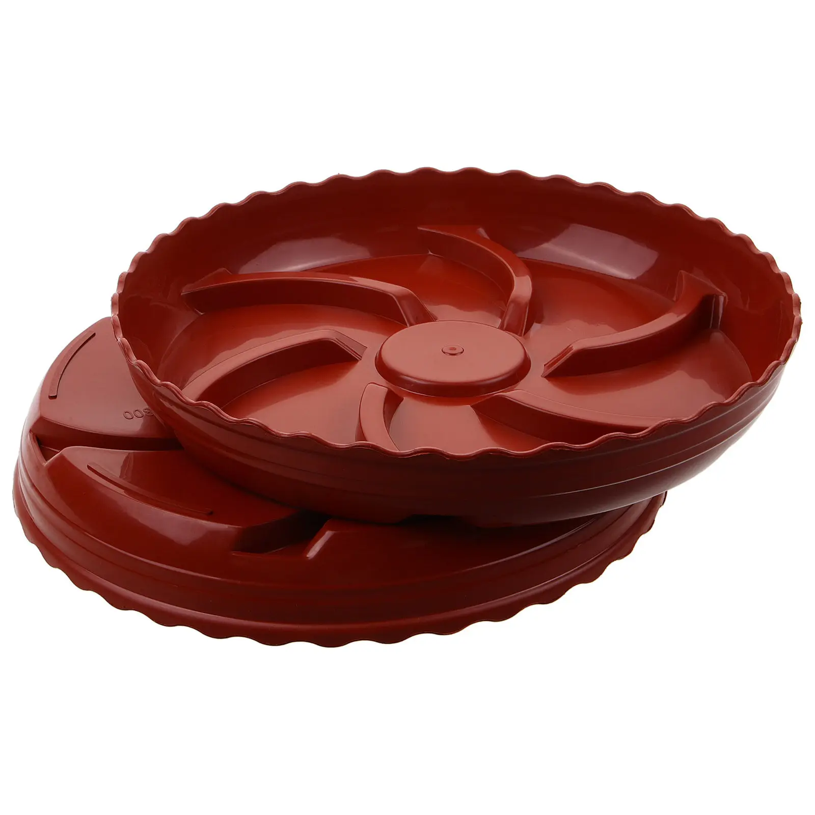 2Pcs Plant Pot Tray Round Plastic Flowerpot Saucer Water Catcher Drip Tray for Bonsai Indoor Garden Plants Flower Pot Trays