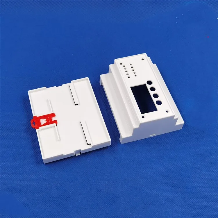 1pcs PLC DIN 35-Rail Instrument Housing Standard Box 4-03-2  88x107x59MM ABS Plastic Shell