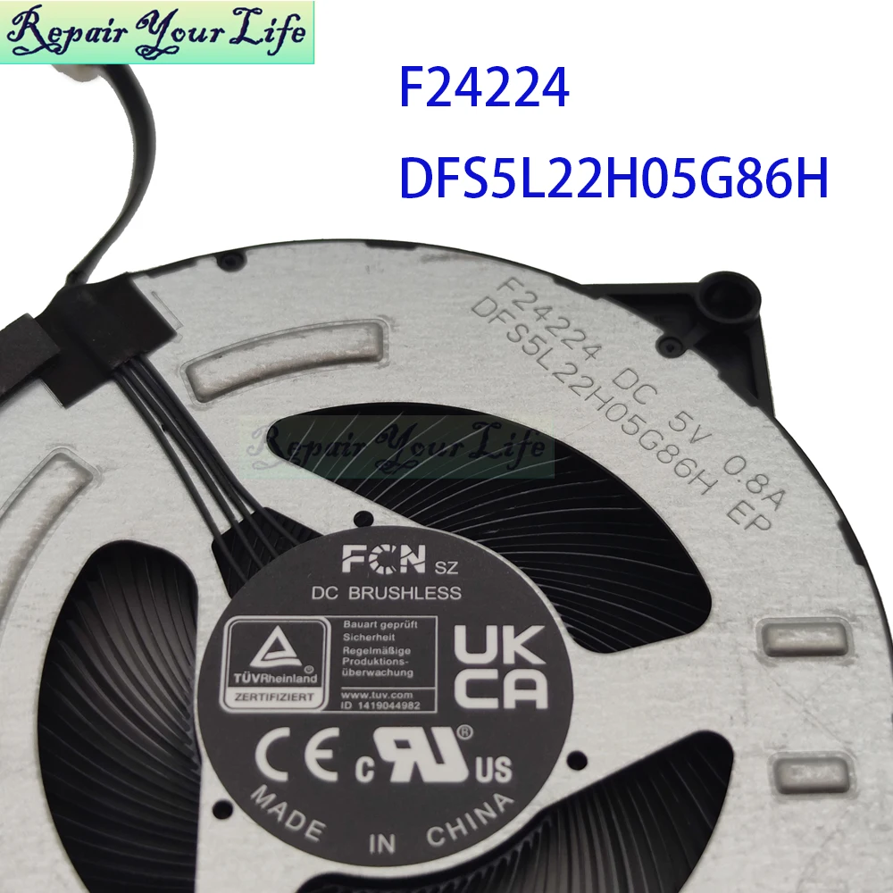 Laptop CPU GPU Cooling Fan For Lenovo LOQ 15IRX10 15AHP10 17IRX10