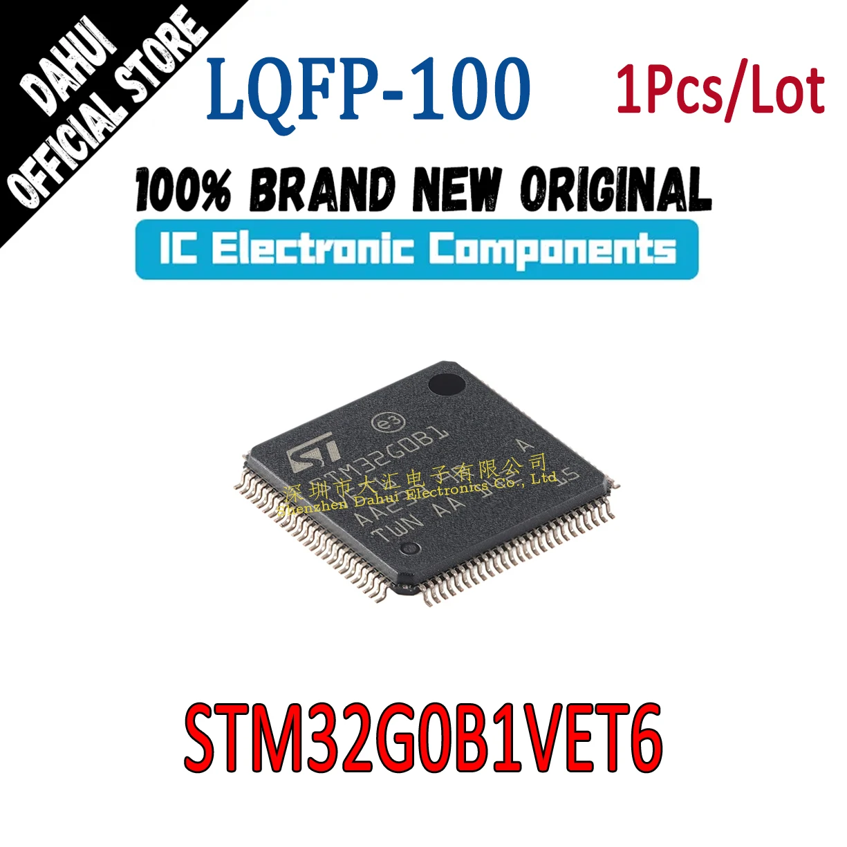 

STM32G0B1VET6 STM32G0B1 VET6 LQFP-100 32-bit microcontroller MCU chip IC new original